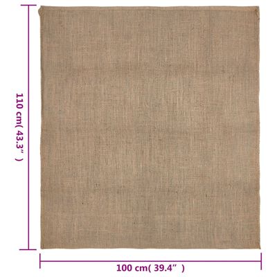 vidaXL Jutesäcke 10 Stk. 100x110 cm 100% Jute 220 g/m²