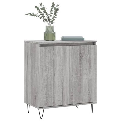 vidaXL Sideboard Grau Sonoma 60x35x70 cm Holzwerkstoff