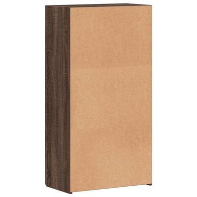 vidaXL Aktenschrank Braun Eichen-Optik 60x32x115 cm Holzwerkstoff