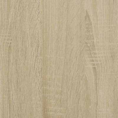 vidaXL Couchtisch Sonoma-Eiche 100x50x50 cm Holzwerkstoff und Metall