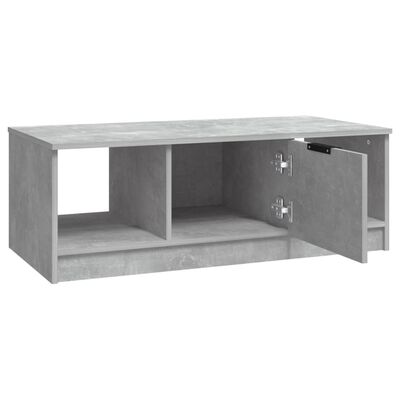 vidaXL Couchtisch Betongrau 102x50x36 cm Holzwerkstoff