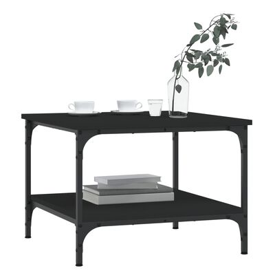 vidaXL Couchtisch Schwarz 55x55x40 cm Holzwerkstoff