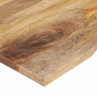 vidaXL Schreibtischplatte mit Aussparung 80x50x2,5 cm Massivholz Mango