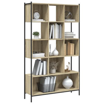 vidaXL Bücherregal Sonoma-Eiche 102x28x172 cm Holzwerkstoff