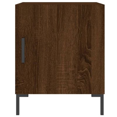 vidaXL Nachttisch Braun Eichen-Optik 40x40x50 cm Holzwerkstoff