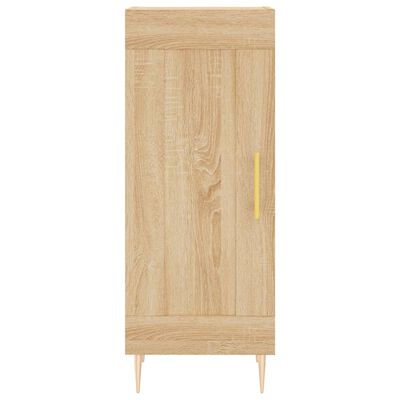 vidaXL Sideboard Sonoma-Eiche 34,5x34x90 cm Holzwerkstoff