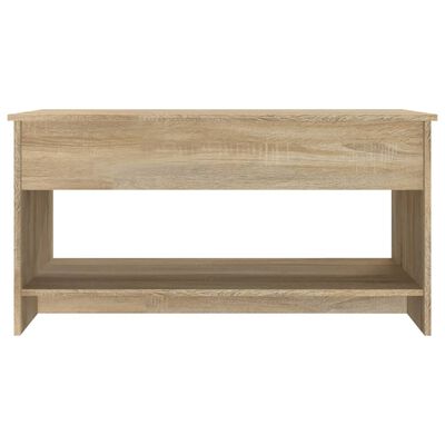 vidaXL Couchtisch Sonoma-Eiche 102x50x52,5 cm Holzwerkstoff