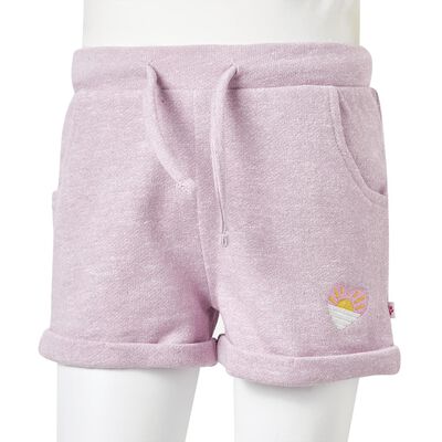 Kindershorts mit Kordelzug Lila 128