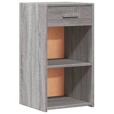 vidaXL Nachttische 2 Stk. Grau Sonoma 35x34x65 cm Holzwerkstoff