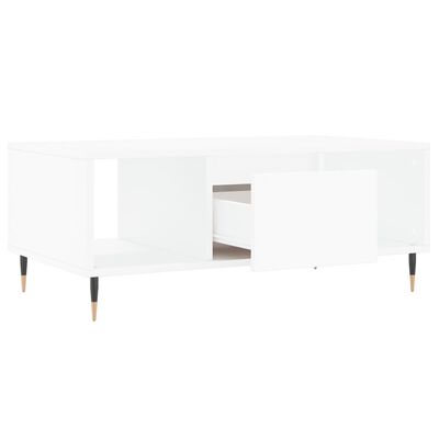 vidaXL Couchtisch Weiß 90x50x36,5 cm Holzwerkstoff