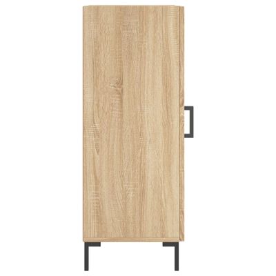 vidaXL Sideboard Sonoma-Eiche 34,5x34x90 cm Holzwerkstoff