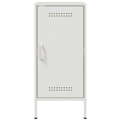 vidaXL Sideboard Weiß 36x39x79 cm Stahl