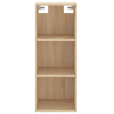 vidaXL Highboard Sonoma-Eiche 34,5x34x180 cm Holzwerkstoff