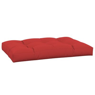 vidaXL Palettenkissen Rot 120x80x12 cm Stoff