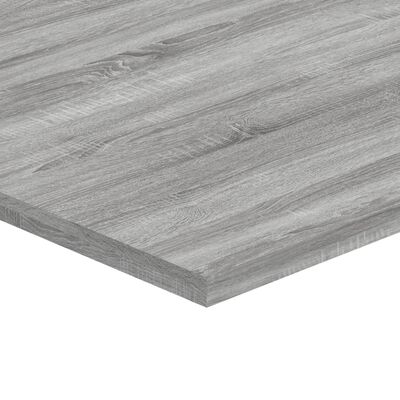 vidaXL Wandregale 4 Stk. Grau Sonoma 80x40x1,5 cm Holzwerkstoff