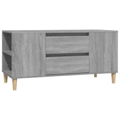 vidaXL TV-Schrank Grau Sonoma 102x44,5x50 cm Holzwerkstoff