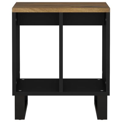 vidaXL Beistelltisch 40x31x46 cm Massivholz Mango & Holzwerkstoff