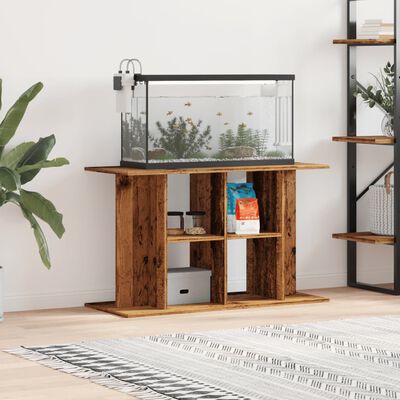 vidaXL Aquariumständer Altholz-Optik 100x40x60 cm Holzwerkstoff