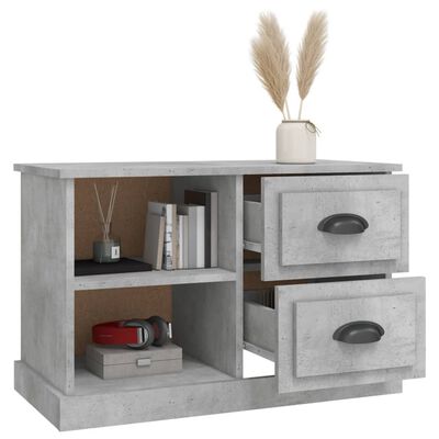 vidaXL TV-Schrank Betongrau 73x35,5x47,5 cm Holzwerkstoff