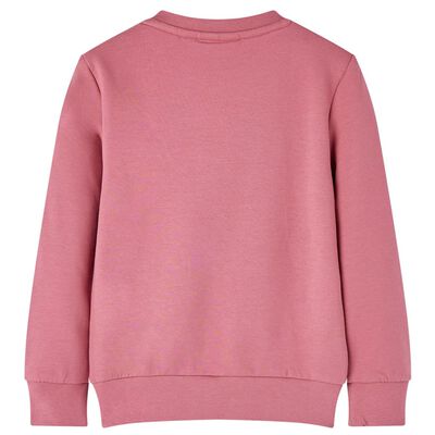 Kinder-Sweatshirt Himbeerrosa 128