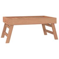 vidaXL Klapptablett 55x35x25 cm Massivholz Teak