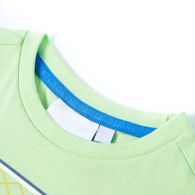 Kinder-T-Shirt Limette 128