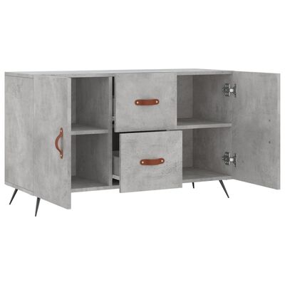 vidaXL Sideboard Betongrau 100x36x60 cm Holzwerkstoff