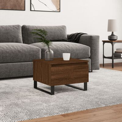 vidaXL Couchtisch Braun Eichen-Optik 50x46x35 cm Holzwerkstoff