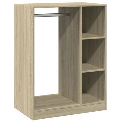 vidaXL Kleiderschrank Sonoma-Eiche 77x48x102 cm Holzwerkstoff