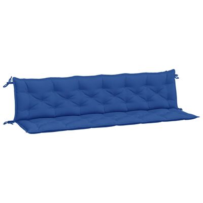 vidaXL Gartenbank-Auflage Blau 200x(50+50)x7 cm Oxford-Gewebe