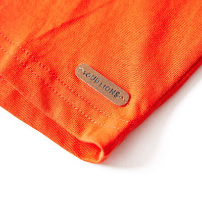 Kinder-Langarmshirt Hellorange 92