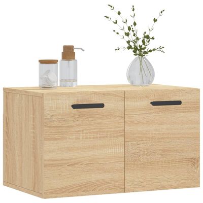 vidaXL Wandschrank Sonoma-Eiche 60x36,5x35 cm Holzwerkstoff