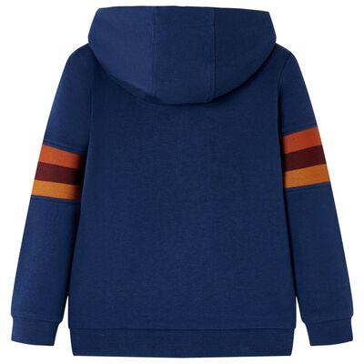 Kinder-Kapuzenpullover Marineblau 140