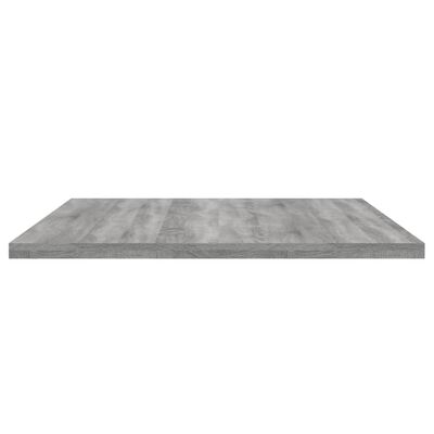 vidaXL Wandregale 4 Stk. Grau Sonoma 80x40x1,5 cm Holzwerkstoff