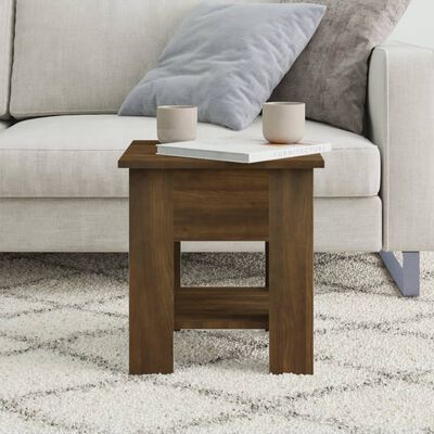 vidaXL Couchtisch Braun Eichen-Optik 40x40x42 cm Holzwerkstoff