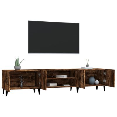 vidaXL TV-Schrank Räuchereiche 180x31,5x40 cm Holzwerkstoff