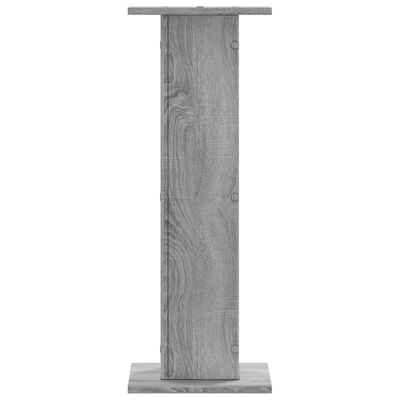 vidaXL Pflanzenständer 2 Stk. Grau Sonoma 30x30x80 cm Holzwerkstoff