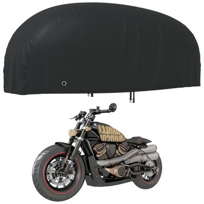 vidaXL Motorrad-Abdeckungen 2 Stk. 295x110x140 cm 210D Oxford-Gewebe