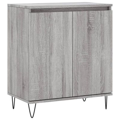 vidaXL Sideboard Grau Sonoma 60x35x70 cm Holzwerkstoff