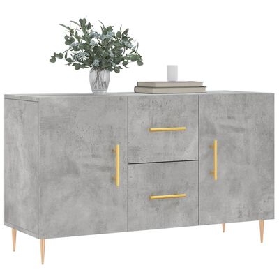 vidaXL Sideboard Betongrau 100x36x60 cm Holzwerkstoff