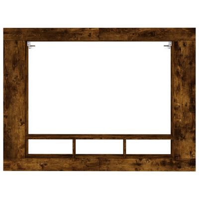 vidaXL TV-Schrank Räuchereiche 152x22x113 cm Holzwerkstoff