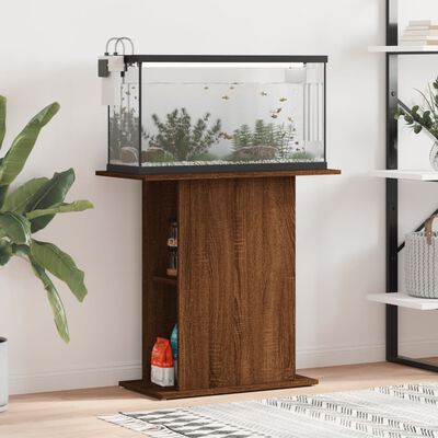 vidaXL Aquariumständer Braun Eichen-Optik 75x36x72,5 cm Holzwerkstoff