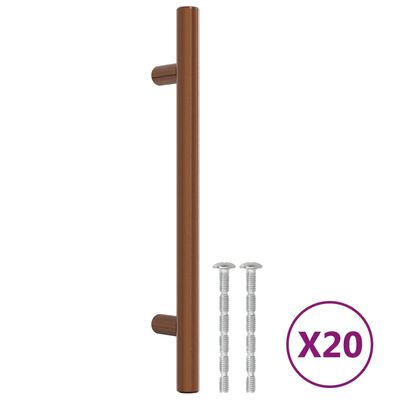 vidaXL Möbelgriffe 20 Stk. Bronzen 160 mm Edelstahl