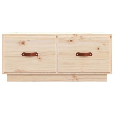 vidaXL TV-Schrank 80x34x35 cm Massivholz Kiefer