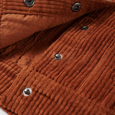 Kinderjacke Cord Cognac 128