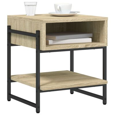 vidaXL Couchtisch Sonoma-Eiche 40x40x45 cm Holzwerkstoff