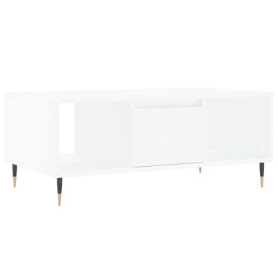 vidaXL Couchtisch Weiß 90x50x36,5 cm Holzwerkstoff