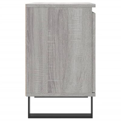 vidaXL Nachttisch Grau Sonoma 40x30x50 cm Holzwerkstoff