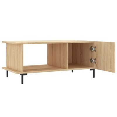 vidaXL Couchtisch Sonoma-Eiche 90x50x40 cm Holzwerkstoff