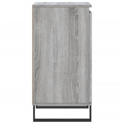 vidaXL Sideboards 2 Stk. Grau Sonoma 40x35x70 cm Holzwerkstoff